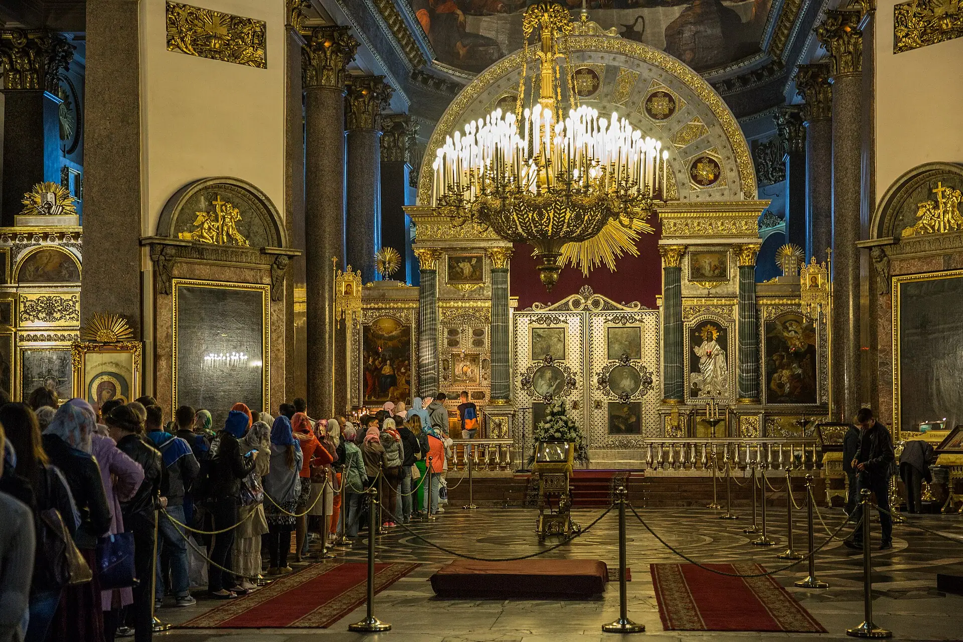 Interior of Kazan Cathedral, Saint Petersburg