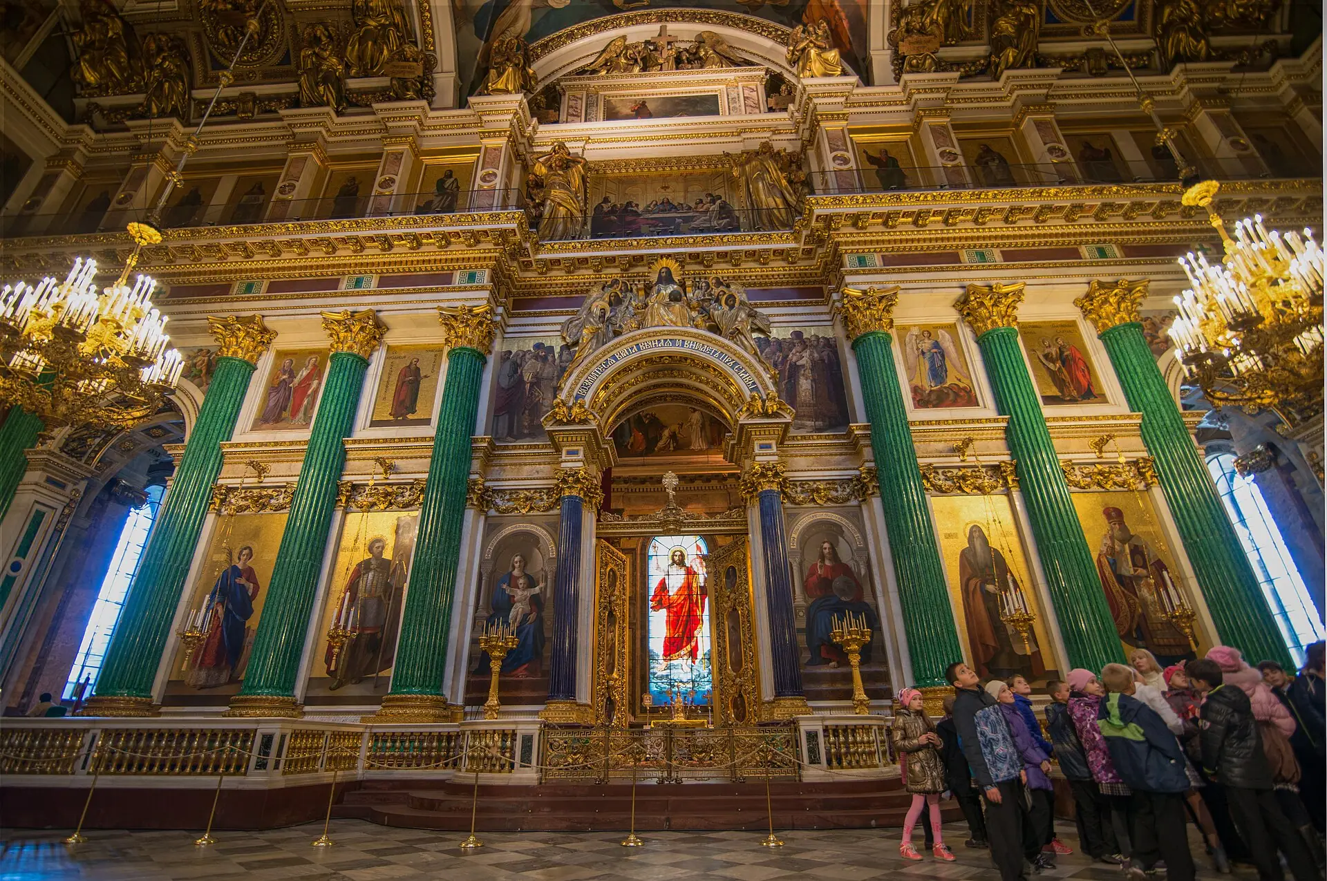 Interior of Saint Isaac's Cathedral, Saint Petersburg