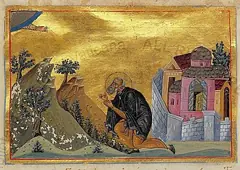 Icon of John the Silent of Saint Sabbas Monastery