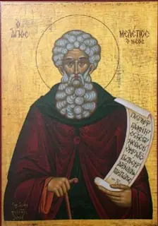 Icon of Meletius the New