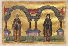 Icon of Paphnutius the Recluse of the Kiev Caves