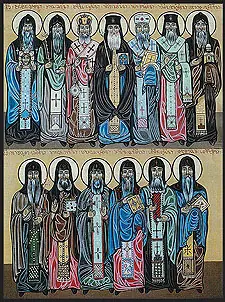 Icon of Akaki Asistavi of Georgia