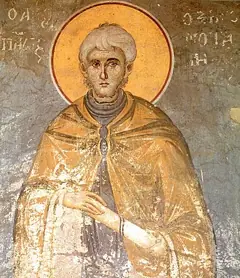 Icon of Our Righteous Father Paul of Xeropotamou
