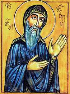 Icon of Macarius the Faster