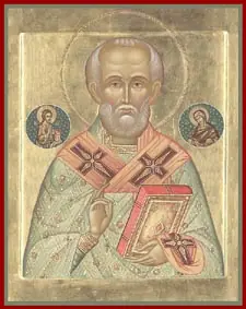 Icon of Nativity of Saint Nicholas the Wonderworker