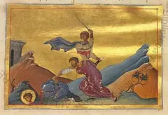 Icon of Apostles Aquila and Priscilla