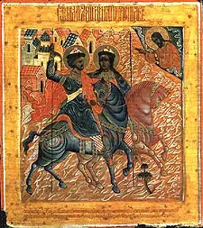 Icon of Passion-Bearer Gleb
