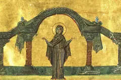 Icon of Domnina with her daughters of Syria