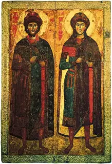 Icon of Boris and Gleb